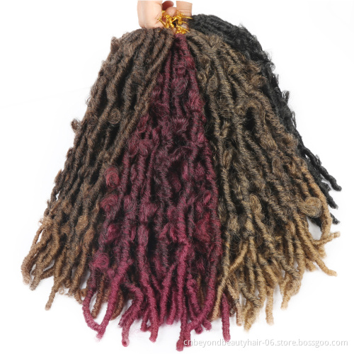 Butterfly Locs Crochet Hair Distressed Butterfly Locs Crochet Braids Goddess Pre Looped Bob Locs Pre-Twist Braid